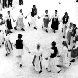 Kolo Pobelelo pole in Predgrad, 1961.