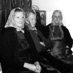 F. Peterka, I. Jemec and F. Križman from Kokošnje, 1967.