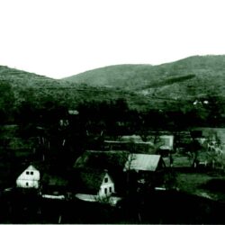 The hamlet of Nabreško Selo in Adlešiči, 1935. (Courtesy of Alojz Cvitkovič)