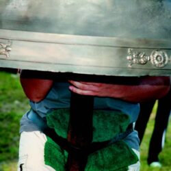 Bell chiming (known locally as tonkanje) in Venetian Slovenia, San Leonardo, Italy, 2007